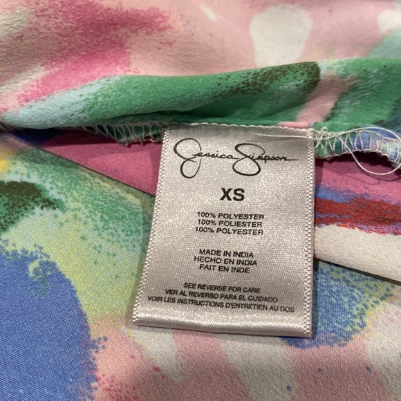 [JESSICA SIMPSON] Sheer Button Up/Tie up Blouse Size XS - Picture 7 of 8